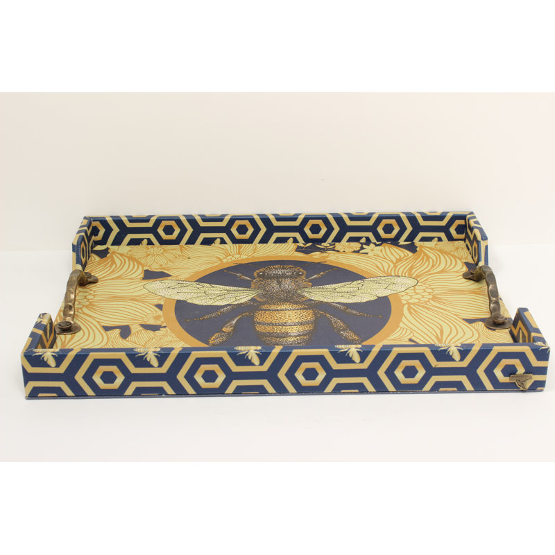 Blue Beehive 18" Rectangular Serving Tray