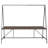 Solid Wood Top Metal Base Dining Table
