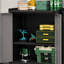 Armoire de rangement en métal robuste avec roues - Armoire à outils pour le garage, le bureau et la maison