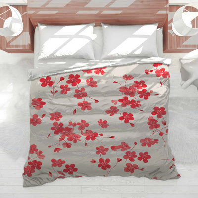 Édredon floral avec fleurs