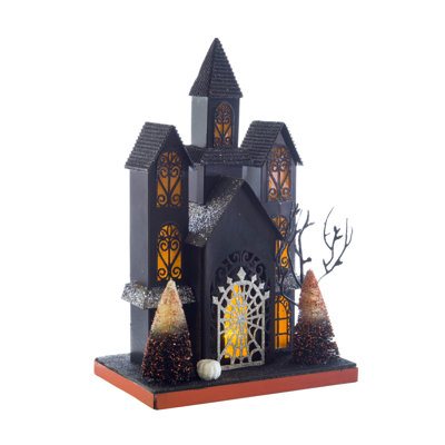 Maison hantée à DEL noire