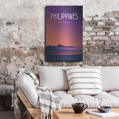  'Philippines' by Arctic Frame Studio, Metal Wall Art, 24" x 36"