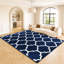 Abstract Machine Printed Shag Area Rug-121706382