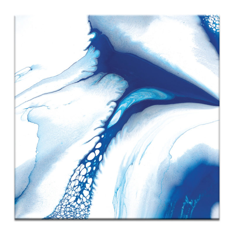 Flow 2 by Chalie MacRae - Print on Canvas, 41cm H x 41cm W, Timber