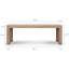 Capri Solid Wood Writing Desk