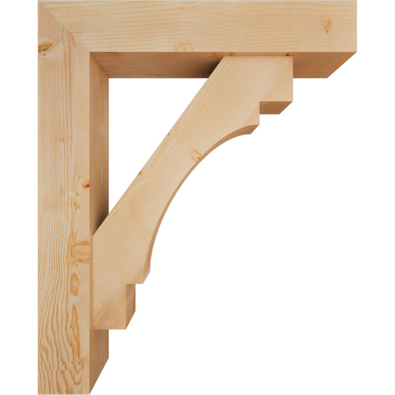 Support Merced Block avec support décalé, 42 x 34, Sapin Douglas de l 7 1/2 (lisse)