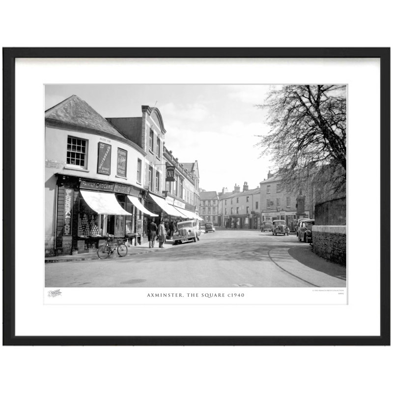 Axminster, The Square C1940 - Single Picture Frame Print, 60cm H x 80cm W x 2.3cm D