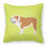 Coussin décoratif intérieur/extérieur carré english bouledogue