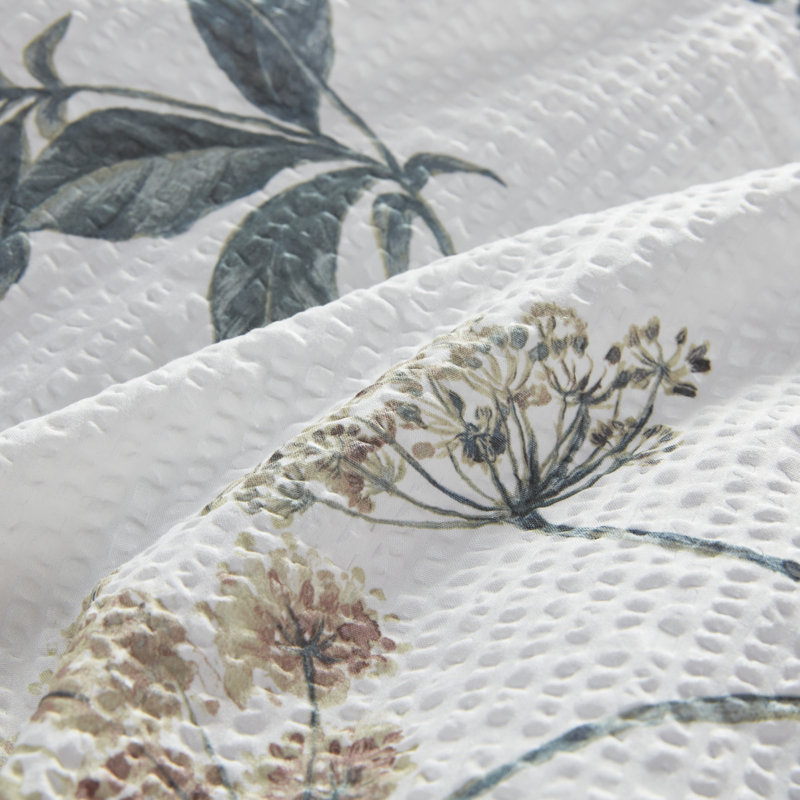 Blush Floral 7-Piece Microfiber King Bedspread Set