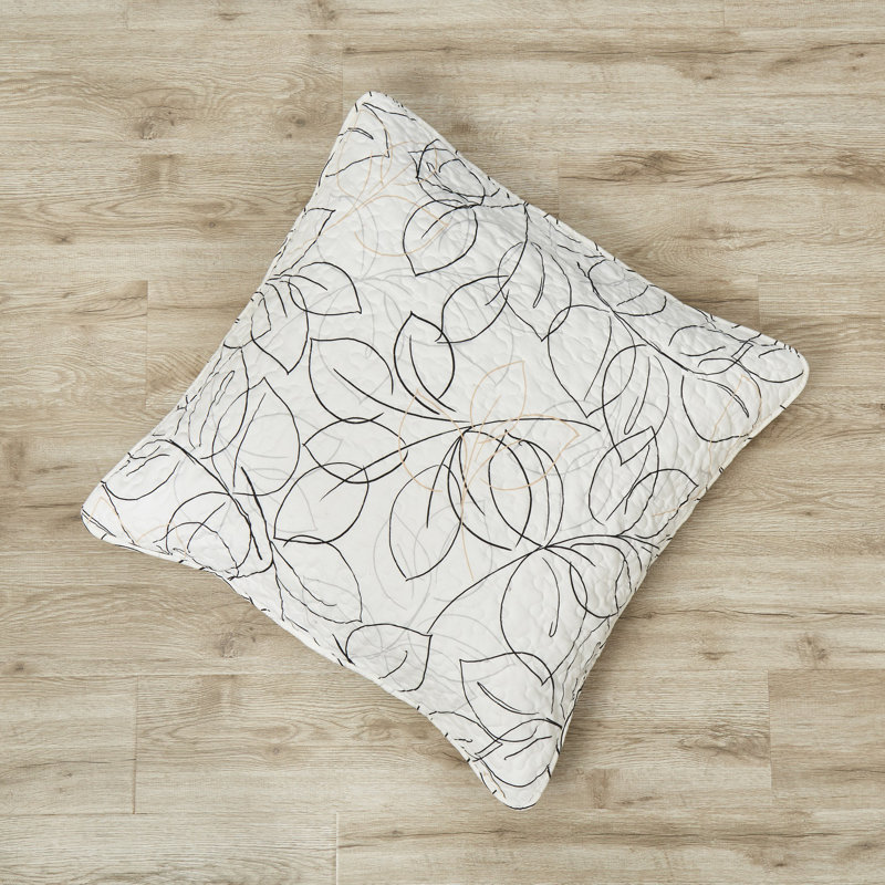 Taie décorative en microfibre à fermeture à glissière, Euro