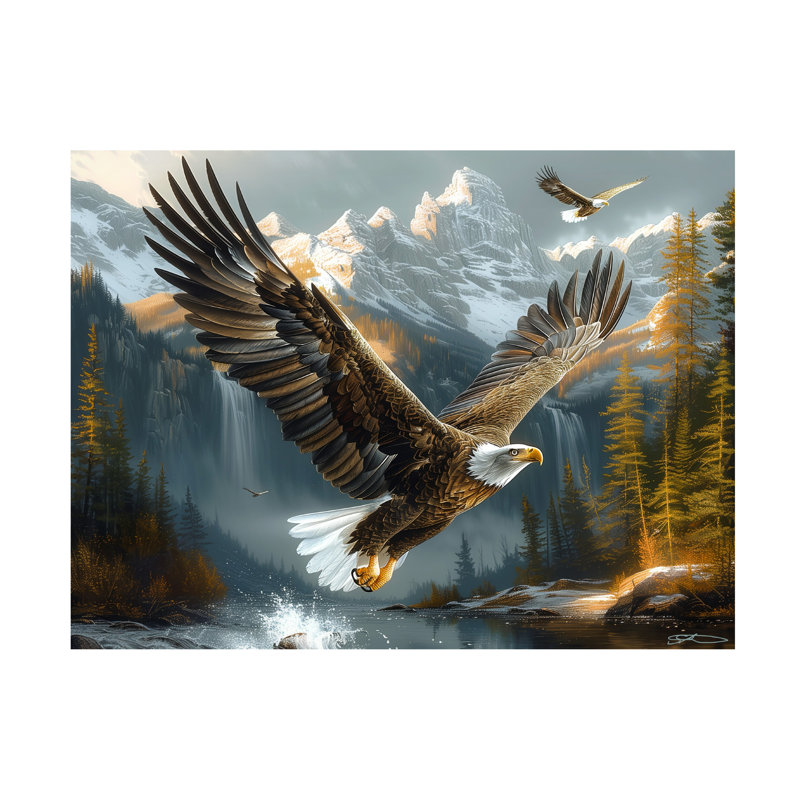 Art sur toile Shawna Stewart Eagles Lake, 24" H x 32" W