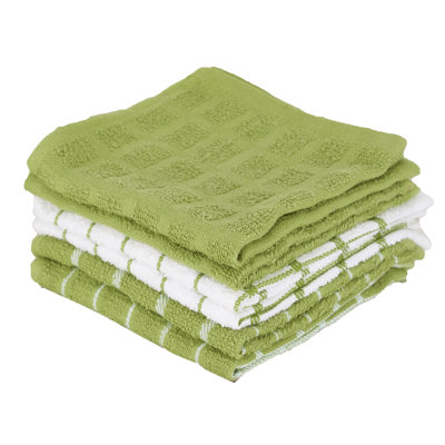 Cotton Plaid Dish Cloth Kitchen Towel