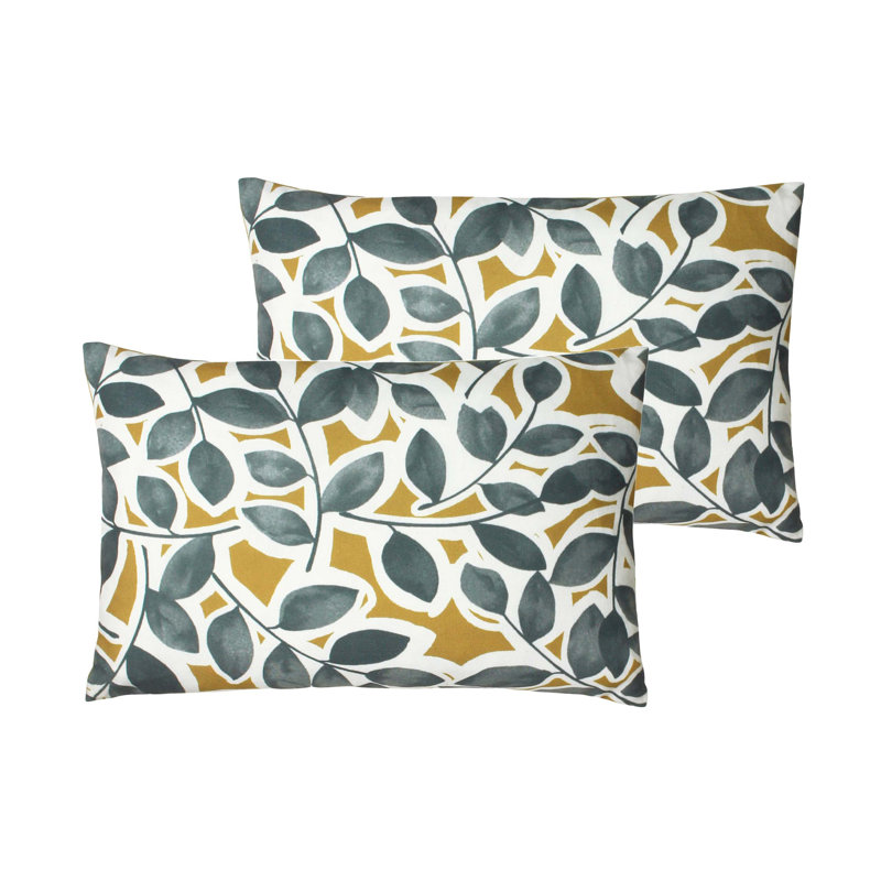 Floral Dove/Silver Square Cushion, Heather/Powder