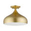 Plafonnier semi-encastré 1 lumière 11,75 po Fiddletown-1399447480
