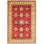 Tapis rouge foncé Finest Ghazni 6 pi 7 po x 9 pi 9 po
