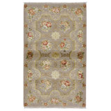 Handmade Silk and Wool Area Rug