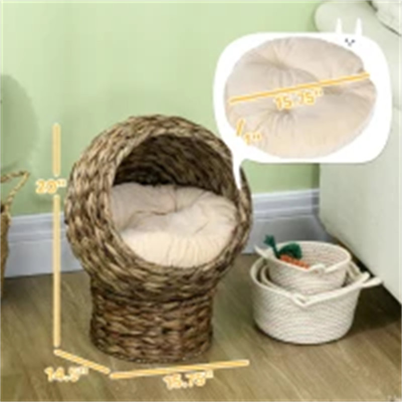 Basket Bed Kitty House,Elevated Cat Bed
