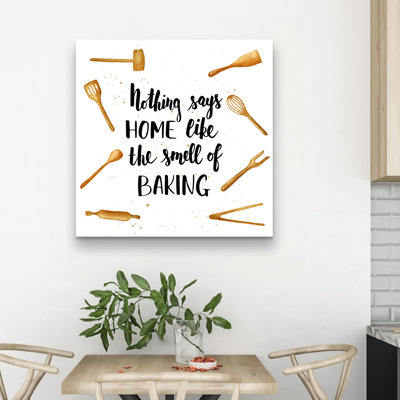 Home and baking - 32"x32" art on canvas