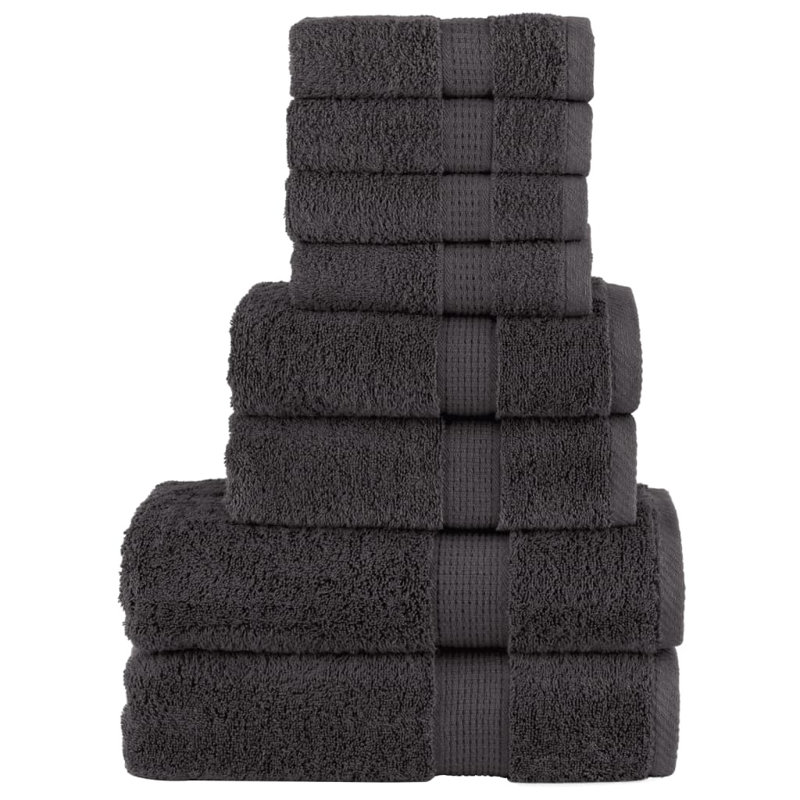 100% Cotton Mulit-Size Set, Anthracite