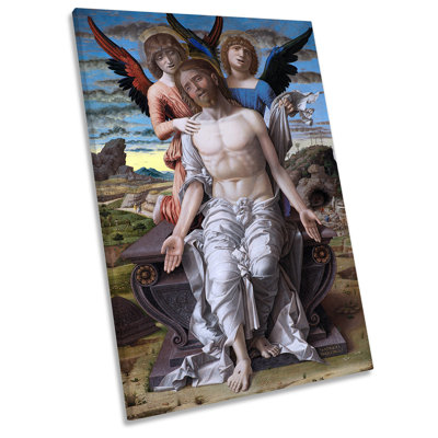 X7430 Christ Suffering Picture by Andrea Mantegna - Wrapped Canvas Painting