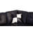 Sectional Sofa Set, Faux Leather Sofa with Free Storage Ottoman-1004977500-1004977501