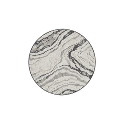 Machine Washable Gray Area Rug