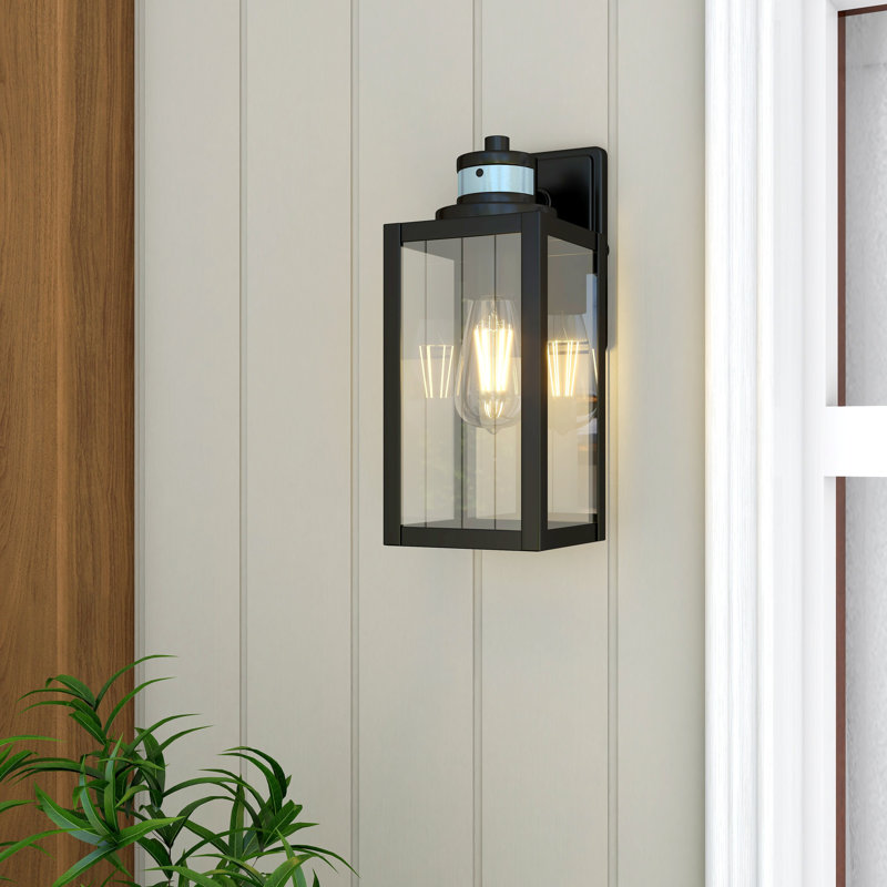 Schlegel Matte Black 32.1cm H Outdoor Wall Lantern