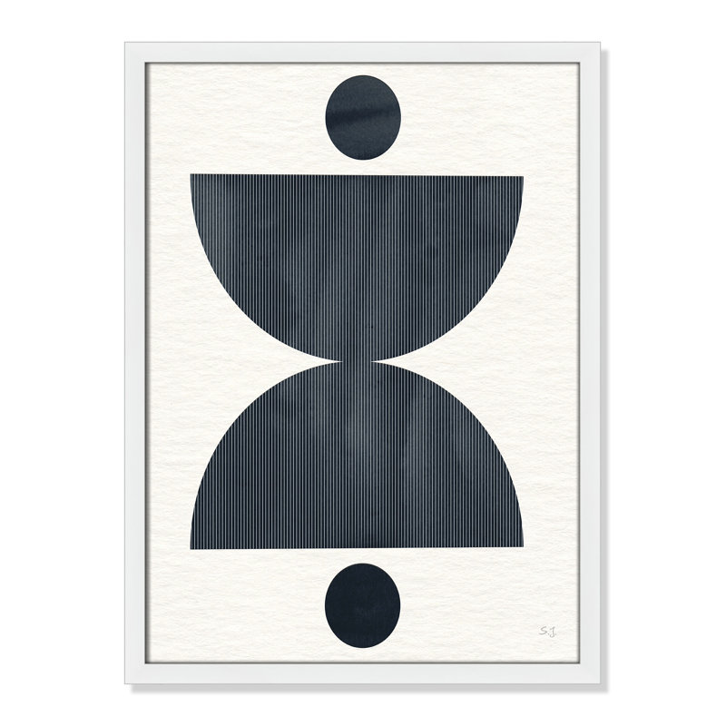«Eclipse II» par Susan Jill - impression encadrée, H 23 po x l 17 po x P 0,75 po, Cadre blanc satiné