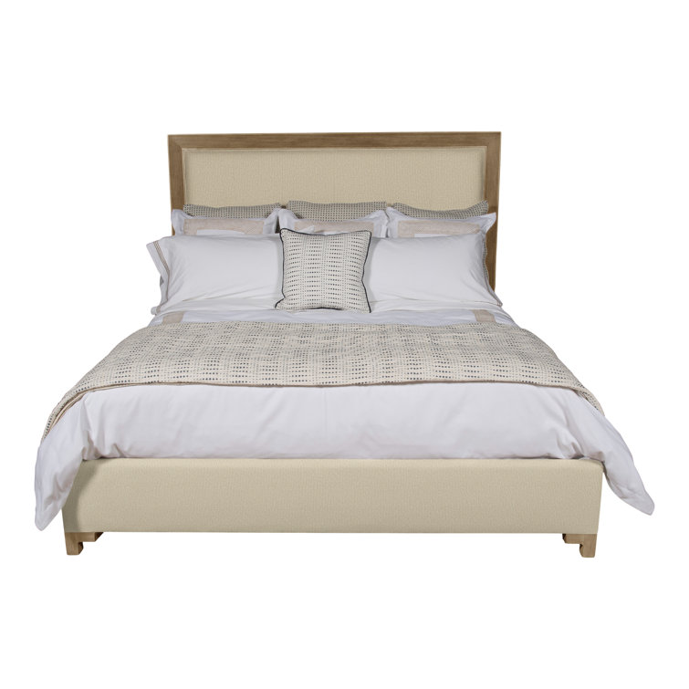 Louise/Lawrence King Upholstered Low Profile Panel Bed