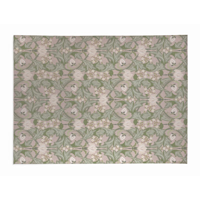 Ogee Leaf Outdoor Rug