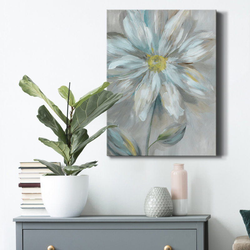Simple Flower II - impression sur toile tendue, H 36 po x l 24 po x P 1 po