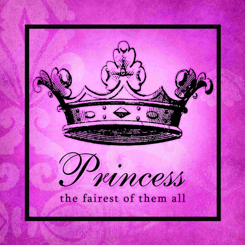 «The Fairest Princess», impression sur toile tendue, H 30 po x l 30 po