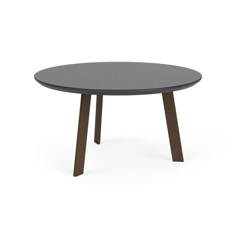 Table de bout Waterfall, Tempête gris anthracite, Bronze