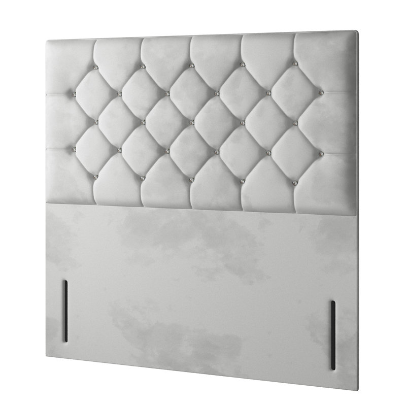 Farallones Upholstered Headboard, Kingsize (5'), Silver