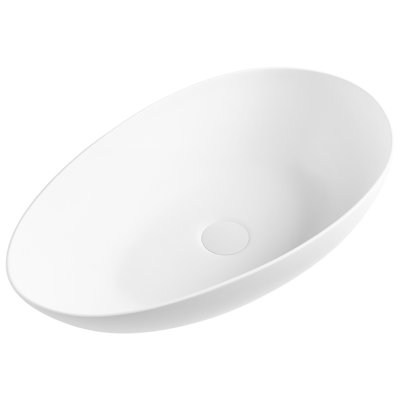 Countertop Basin SAUZAL 600 x 350 mm White