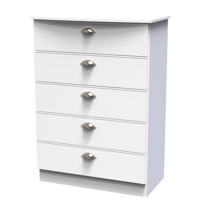 Fully Assembled Murier 5 Drawer Chest