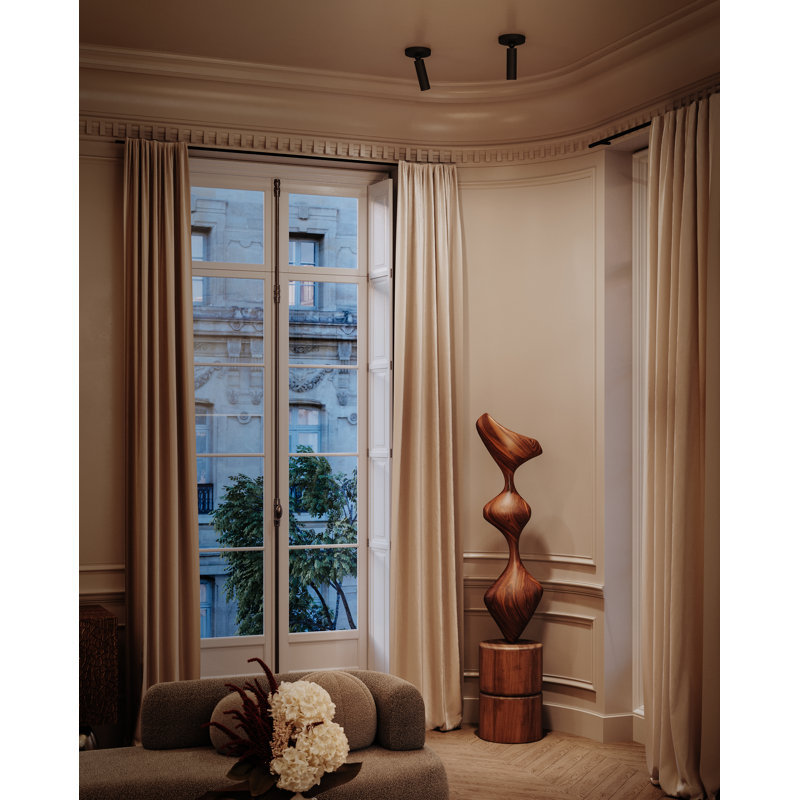 Luxe 1 - Light LED Flush Mount, Marble