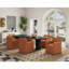 Fauteuil brun selle-2001487631