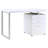 White 3-drawer Reversible Office Desk-926799003