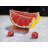 Gray Grapefruit Slices Placemat - Polyester Home Decor Dining