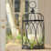 10.43'' H Glass Tabletop Lantern with Candle Included