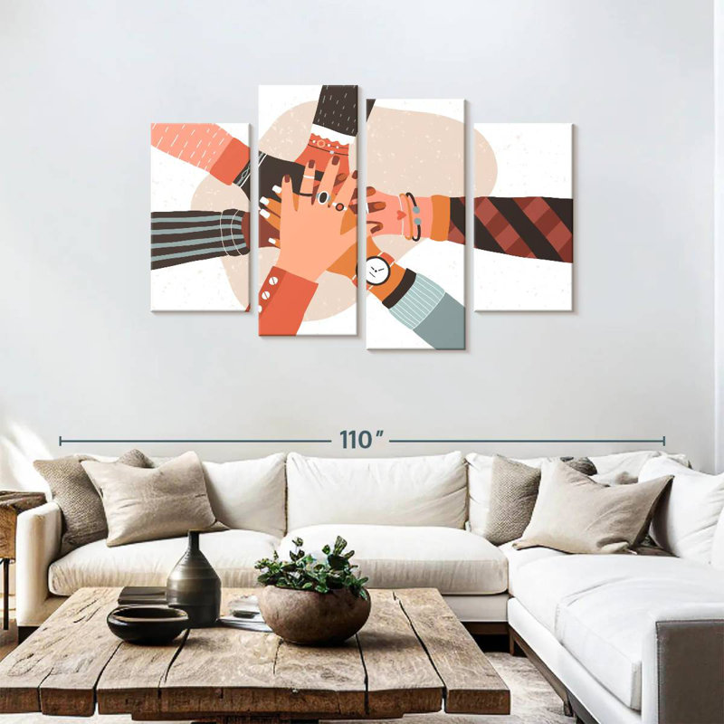 Khyir Racial Unity, 48" H x 75" W