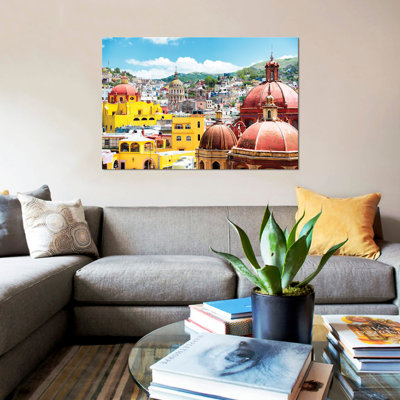 «¡ viva mexico ! series : guanajuato architecture», reproduction de photo sur toile