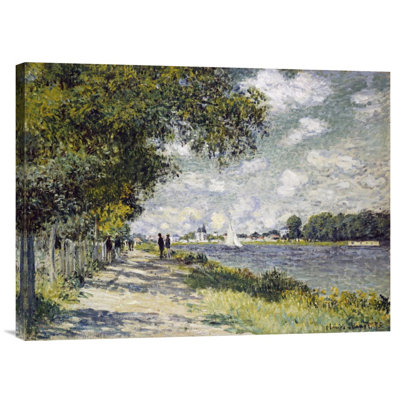 " The Seine at Argenteuil " by Claude Monet Graphic Art Print