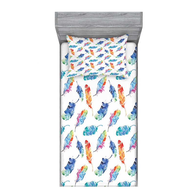 Microfiber Sheet Set, Twin Sheet Set + Fitted Sheet + 1 Pillowcase