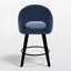 Tabouret de bar et de comptoir pivotant 26 po avec structure en bois massif-800021082-796903252