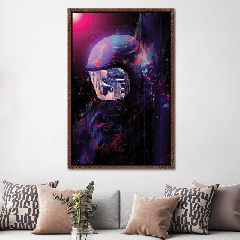 Dissolution by Nicebleed - Print on Canvas, Classic Brown Wood Framed, 152.5 cm H x 101.5 cm W