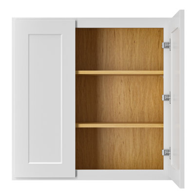 Armoire de cuisine très grande à double porte en contreplaqué H 36 po Plywood