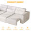 3 Seats Power Recliner Sofa With Wireless Charging And Remote Control