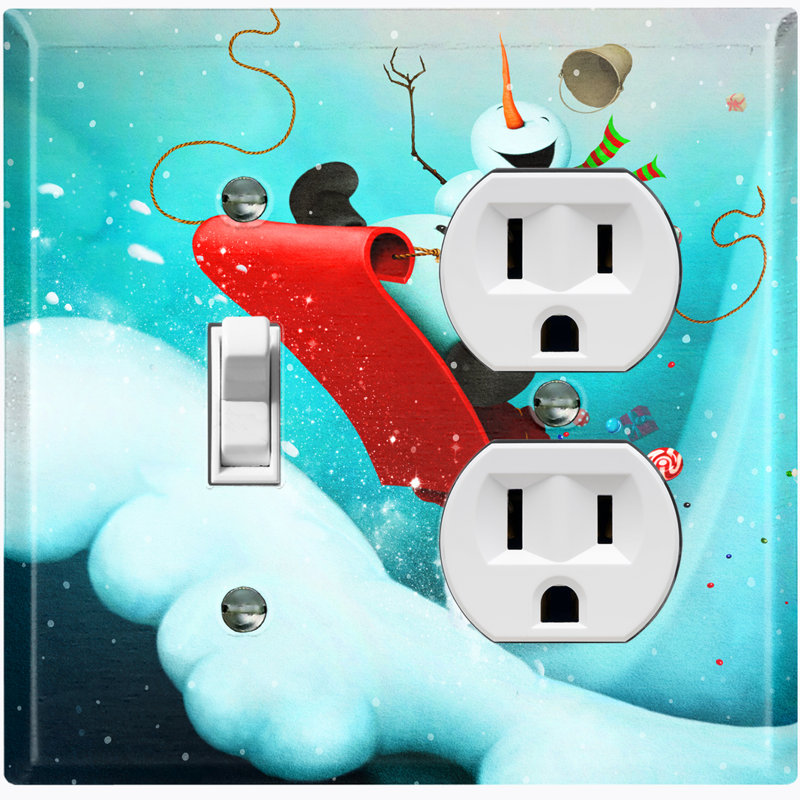 2 - Gang Combination Standard Wall Plate